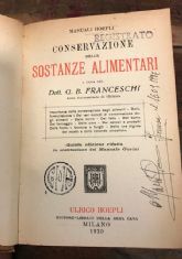 CONSERVAZIONE DELLE SOSTANZE ALIMENTARI
