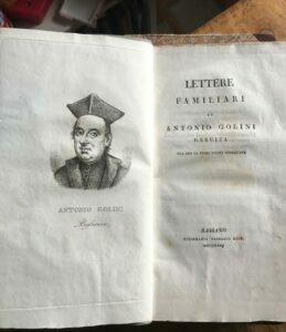 LETTERE FAMILIARI DI ANTONIO GOLINI GESUITA ORA PER LA PRIMA …