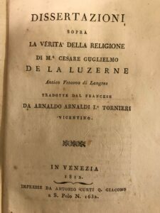 CONTINUAZIONE SULLA DISSERTAZIONE SOPRA I MIRACOLI, E DISSERTAZIONE SOPRA LA …