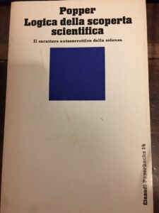 LOGICA DELLA SCOPERTA SCIENTIFICA . IL CARATTERE AUTOCORRETTIVO DELLA SCIENZA