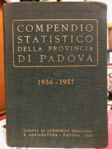 COMPENDIO STATISTICO DELLA PROVINCIA DI PADOVA 1956-1957