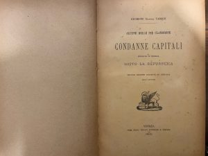 ALCUNE DELLE PIU’ CLAMOROSE CONDANNE CAPITALI ESEGUITE IN VENEZIA SOTTO …