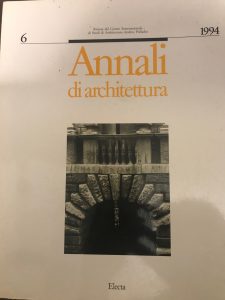 ANNALI DI ARCHITETTURA 1994