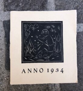 ANNO 1934 -CALENDARIO – SEGNI ZODIACALI