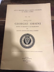 ATTI E MEMORIE DELLA SOCIETA’ DALMATA DI STORIA PATRIA VOL. …