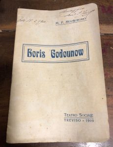 BORIS GODOUNOW – TEATRO SOCIALE TREVISO, 1909