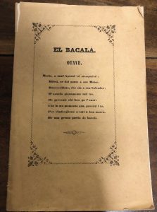 EL BACALA’ ( IL BACCALA’)