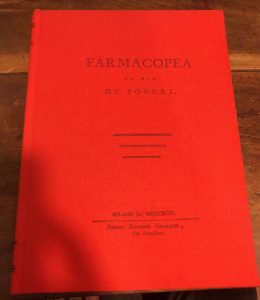 FARMACOPEA AD USO DE POVERI (RISTAMPA IN FOTOCOPIA RILEGATA)