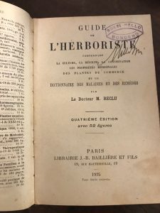 GUIDE DE L'HERBORISTE