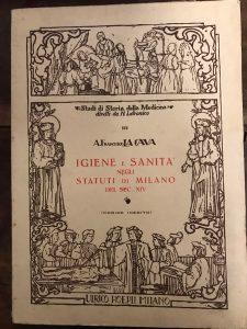 IGIENE E SANITA' NEGLI STATUTI DI MILANO DEL SEC. XIV …