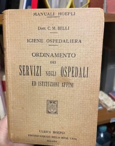 IGIENE OSPEDALIERA. ODINAMENTO DEI SERVIZI NEGLI OSPEDALI ED ISTITUZIONI AFFINI