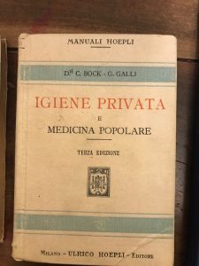 IGIENE PRIVATA E MEDICINA POPOLARE