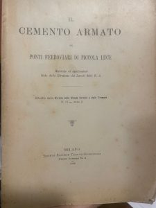 IL CEMENTO ARMATO NEI PONTI FERROVIARI DI PICCOLA LUCE