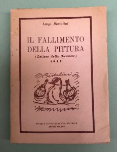 IL FALLIMENTO DELLA PITTURA (LETTERE DALLA BIENNALE) 1948