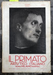 IL PRIMATO ARTISTICO ITALIANO N. 3 DICEMBRE 1919