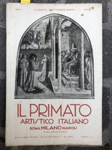 IL PRIMATO ARTISTICO ITALIANO NUM. 6 DEL 1920