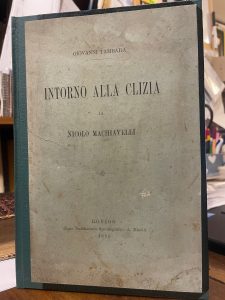 INTORNO ALLA CLIZIA DI NICOLO’ MACHIAVELLI