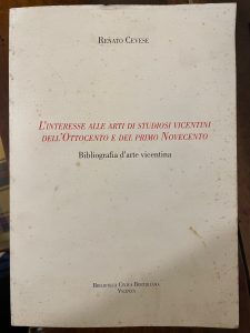 L’INTERESSE ALLE ARTI DI STUDIOSI VICENTINI DELL’OTTOCENTO E DEL PRIMO …