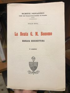 LA BEATA G.M. BONOMO, MONACA BENEDETTINA