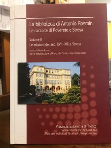 LA BIBLIOTECA DI ANTONIO ROSMINI. LE RACCOLTE DI ROVERETO E …