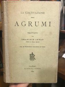 LA COLTIVAZIONE DEGLI AGRUMI. TRATTATO