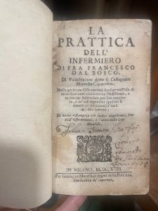 LA PRATTICA DELL’ INFERMIERO DI FRA FRANCESCO DAL BOSCO, DI …