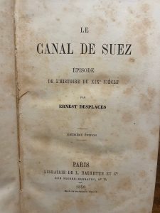 LE CANAL DE SUEZ EPISODE DE L’HISTOIRE DU XIX SIECLE