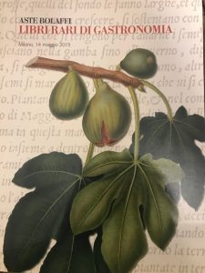 LIBRI RARI DI GASTRONOMIA. ASTE BOLAFFI, MILANO 14 MAGGIO 2015