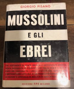MUSSOLINI E GLI EBREI