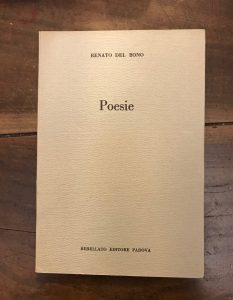 POESIE. RENATO DEL BONO