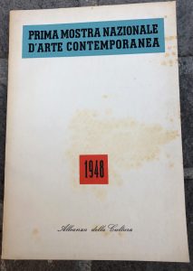 PRIMA MOSTRA NAZIONALE D’ARTE CONTEMPORANEA 1948