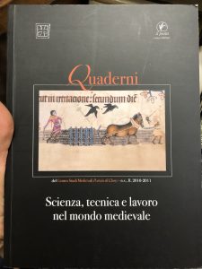 QUADERNI: SCIENZA TECNICA E LAVORO NEL MONDO MEDIEVALE