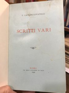 SCRITTI VARI