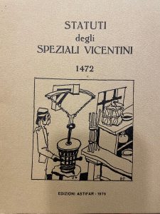 STATUTI DEGLI SPEZIALI VICENTINI – STATUTI DEL COLLEGIO DEGLI SPEZIALI …