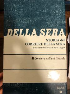 STORIA DEL CORRIERE DELLA SERA . IL CORRIERE NELL’ETA’ LIBERALE …