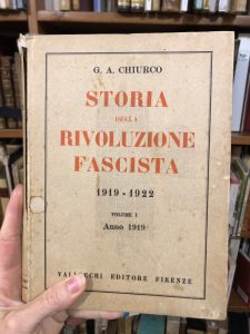 STORIA DELLA RIVOLUZIONE FASCISTA 1919-1922, 5 VOLUMI