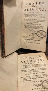 TRAITE' DES ALIMENS. 2 TOMES