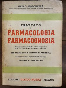 TRATTATO DI FARMACOLOGIA E FARMACOGNOSIA