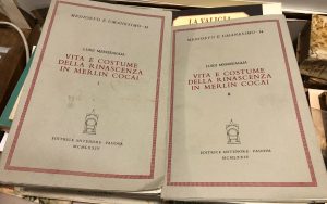 VITA E COSTUME DELLA RINASCENZ IN MERLIN COCAI. VOLUMI I …