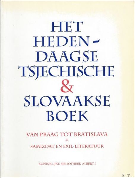 HET HEDENDAAGSE TSJECHISCHE en SLOVAAKSE BOEK.
