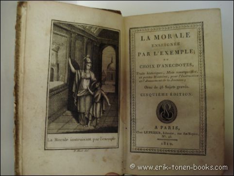 LA MORALE ENSEIGNEE PAR L' EXEMPLE OU CHOIX D' ANECDOTES.