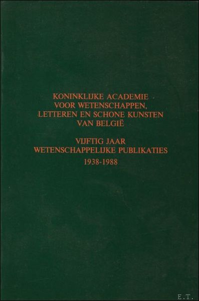 Gedenkboek vijftig jaar zelfstandigheid 1938-1988.