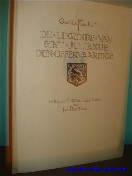 legende van Sint Julianus den offervaardige. (gesigneerd).