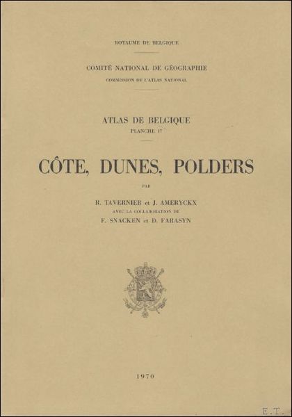 Cote, dunes, Polders. Atlas de Belgique, planche 17.