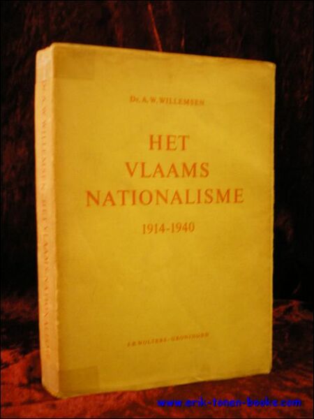 HET VLAAMS NATIONALISME 1914 - 1940,