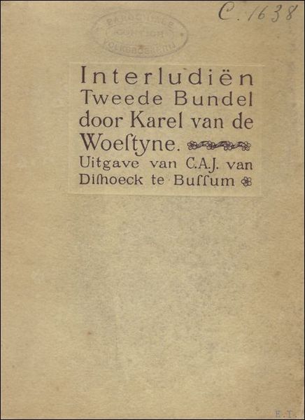 DE TWEEDE BUNDEL DER INTERLUDIEN.