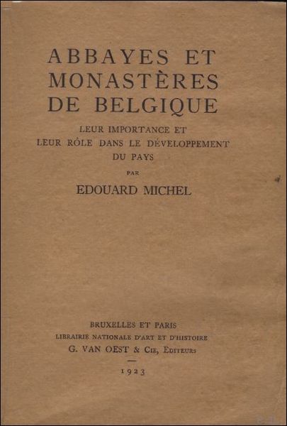 ABBAYES ET MONASTERES DE BELGIQUE,