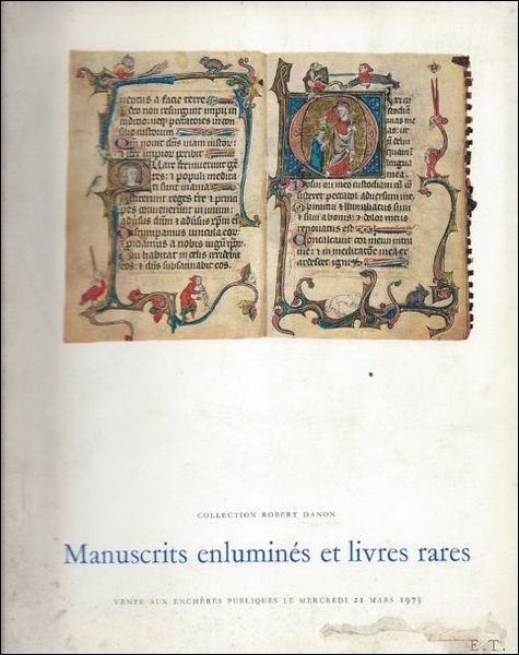 MANUSCRITS ENLUMINES ET LIVRES RARES, COLLECTION ROBERT DANON,