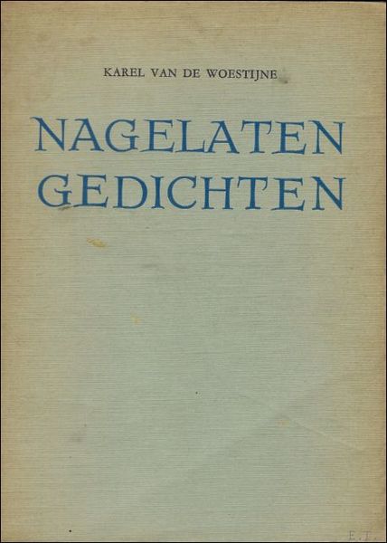 NAGELATEN GEDICHTEN.