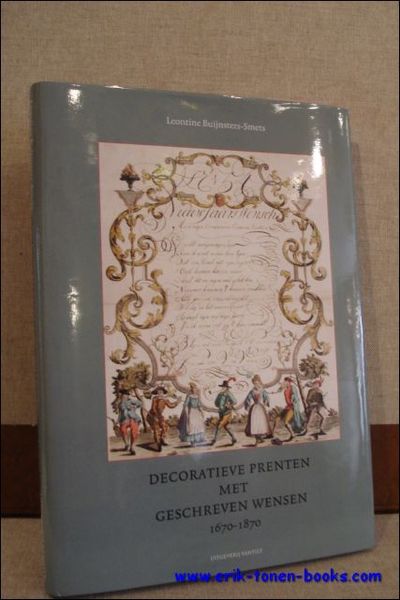 Decoratieve prenten met geschreven wensen 1670-1870